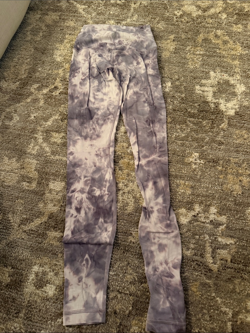 lululemon athletica Purple Tie-Dye Leggings